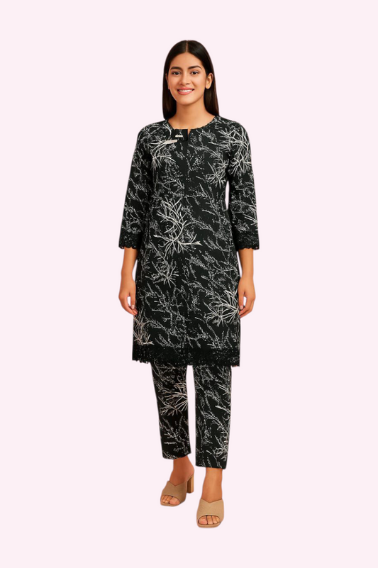 2 PC | Cotton | Digital Print | Unstitched Suit