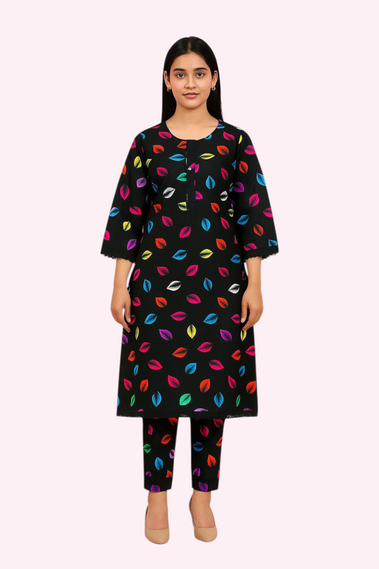 2 PC | Cotton | Digital Print | Unstitched Suit