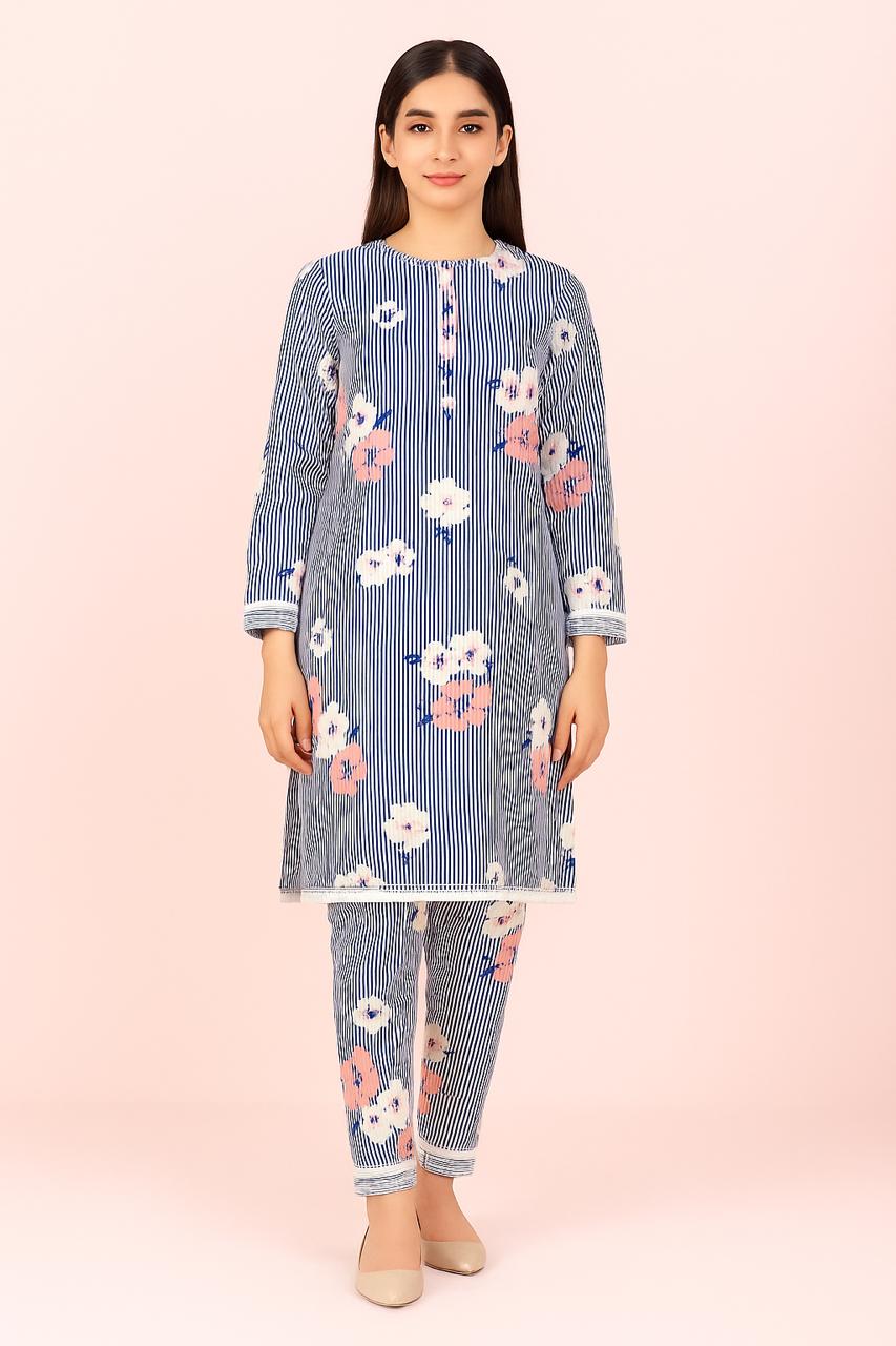 2 PC | Cotton | Digital Print | Unstitched Suit