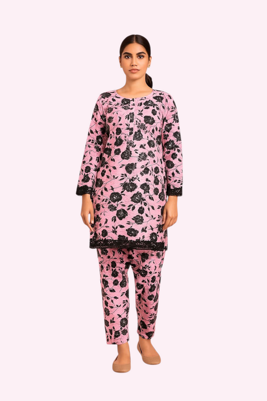 2 PC | Cotton | Digital Print | Unstitched Suit