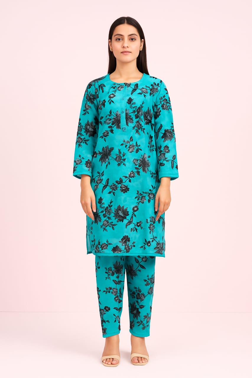 2 PC | Cotton | Digital Print | Unstitched Suit