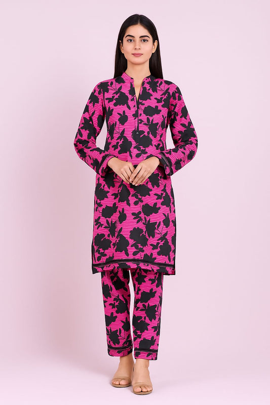 2 PC | Cotton | Digital Print | Unstitched Suit