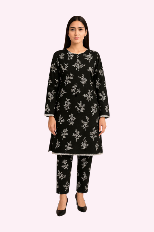 2 PC | Cotton | Digital Print | Unstitched Suit