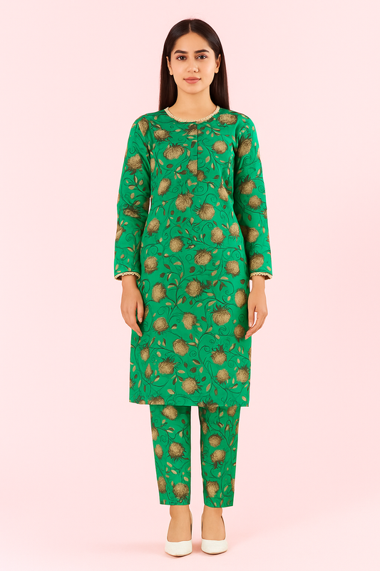 2 PC | Cotton | Digital Print | Unstitched Suit