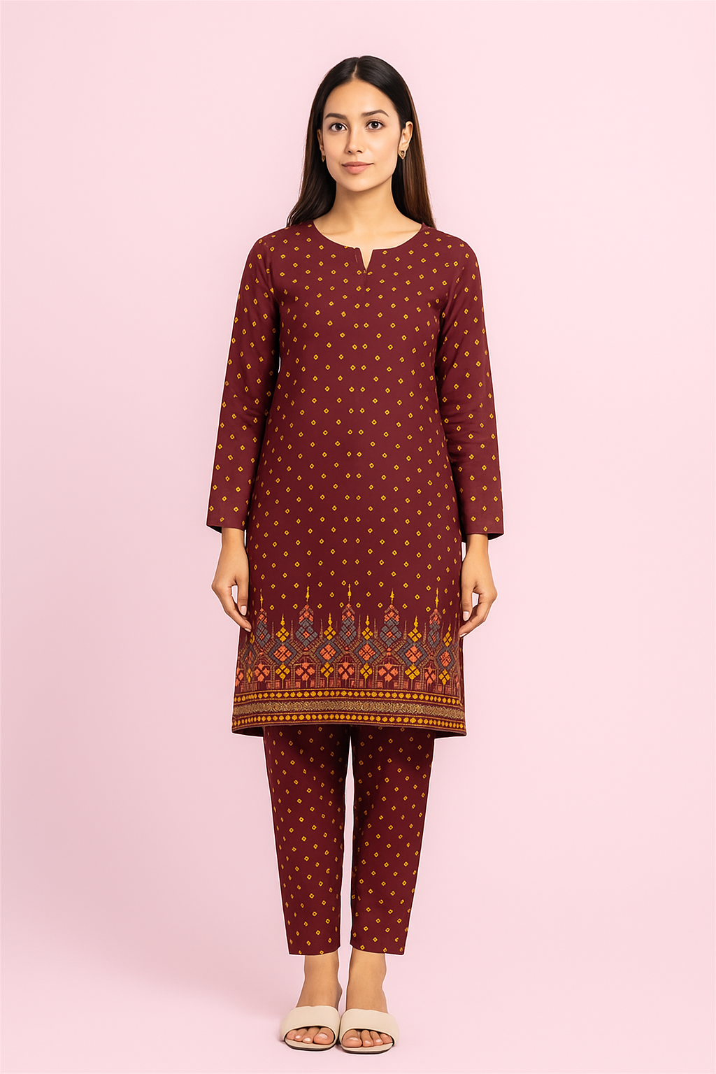 2 PC | Cotton | Digital Print | Unstitched Suit