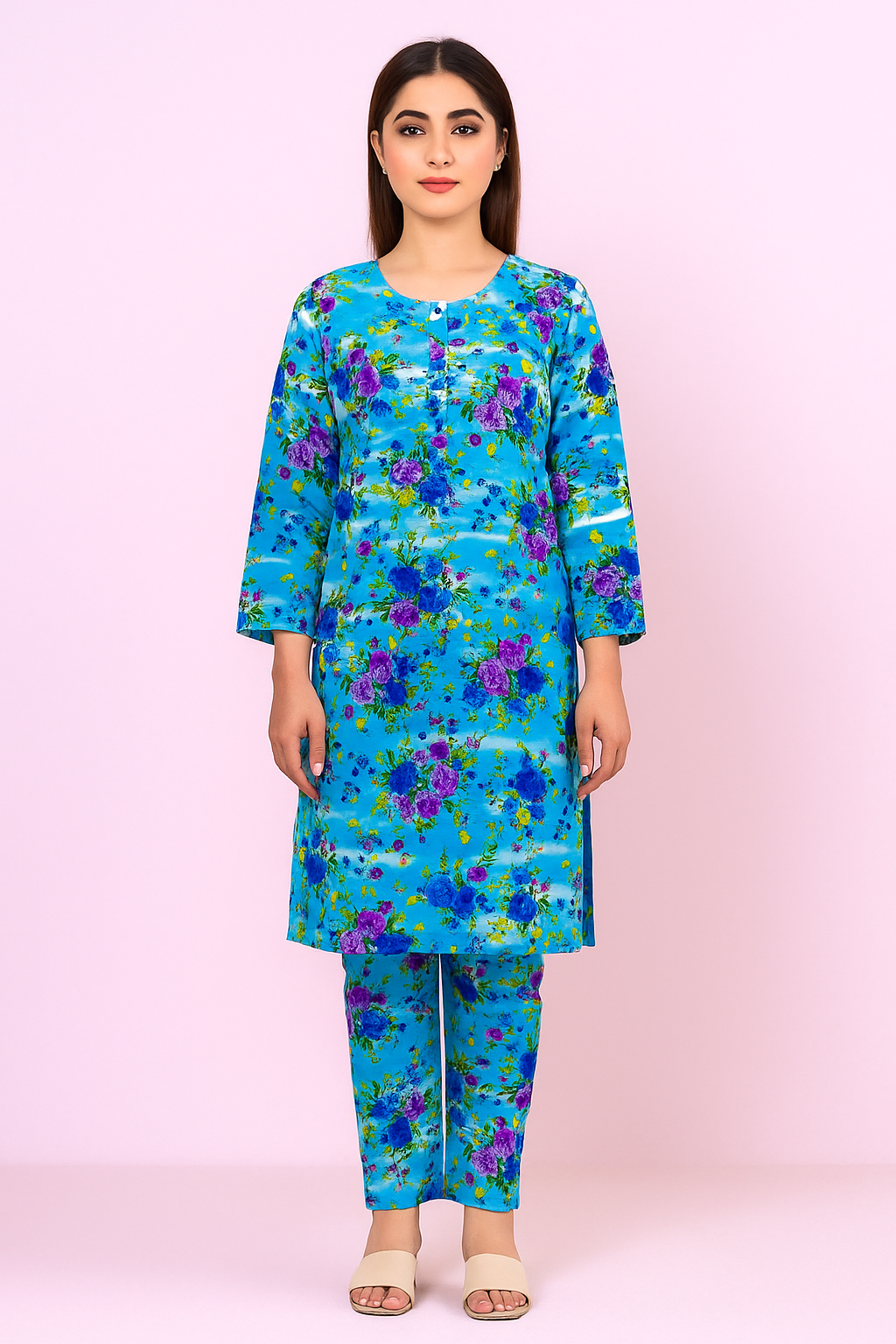 2 PC | Cotton | Digital Print | Unstitched Suit