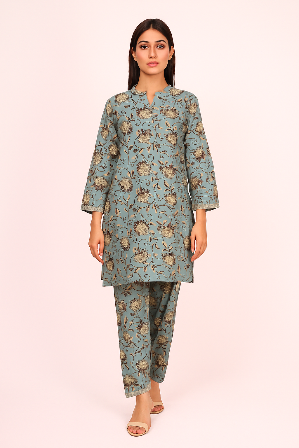 2 PC | Cotton | Digital Print | Unstitched Suit