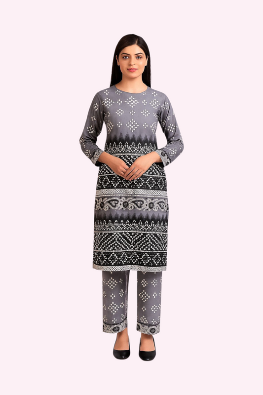 2 PC | Cotton | Digital Print | Unstitched Suit