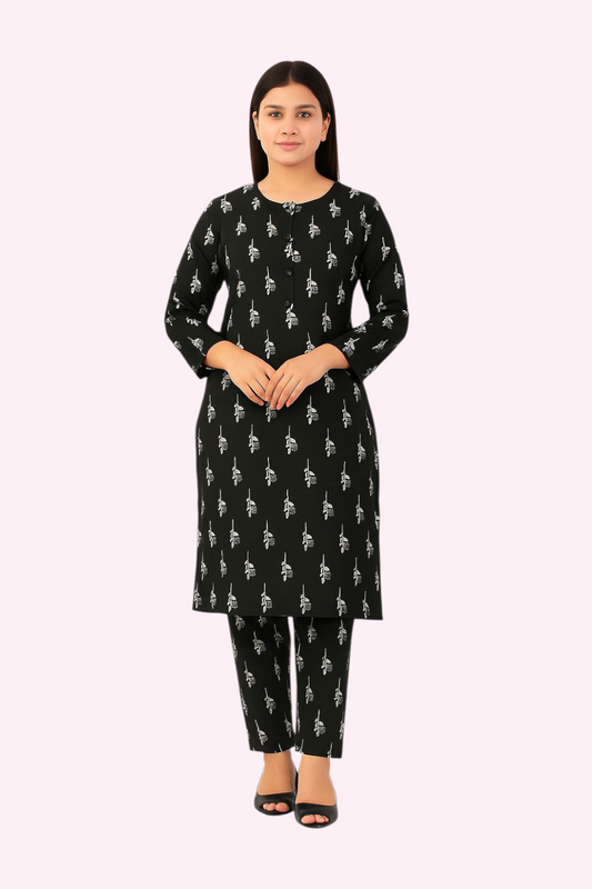 2 PC | Cotton | Digital Print | Unstitched Suit