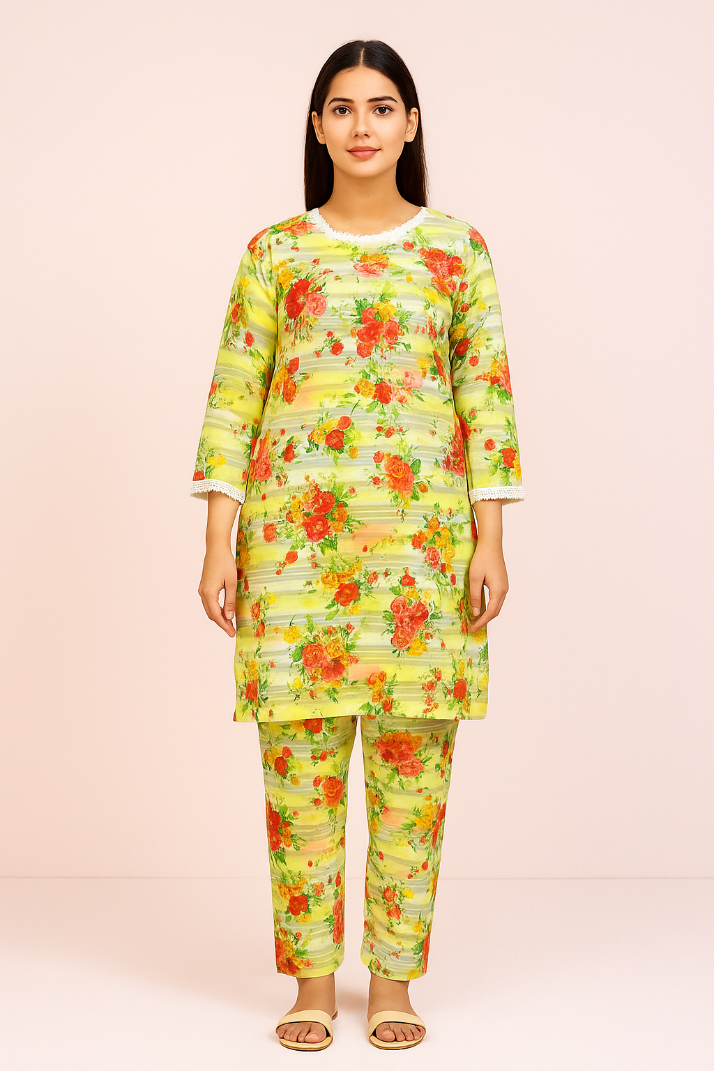 2 PC | Cotton | Digital Print | Unstitched Suit