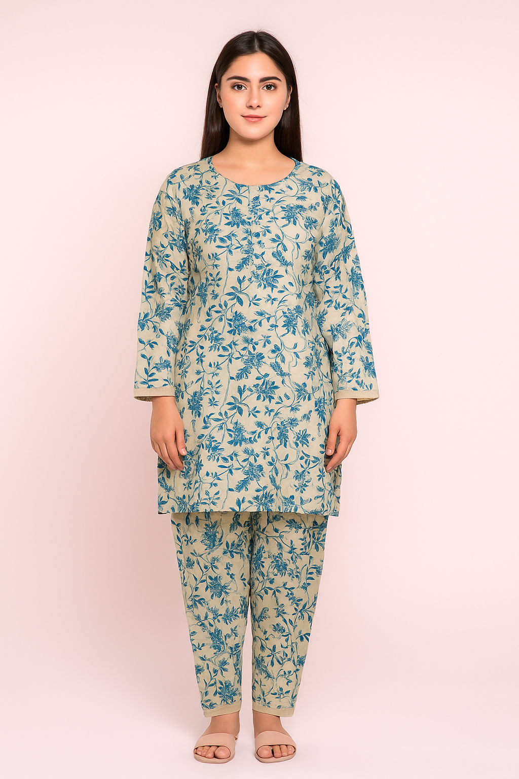2 PC | Cotton | Digital Print | Unstitched Suit