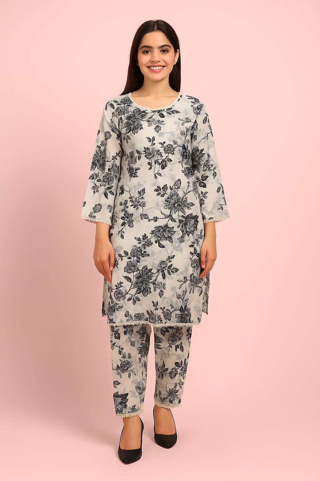 2 PC | Cotton | Digital Print | Unstitched Suit