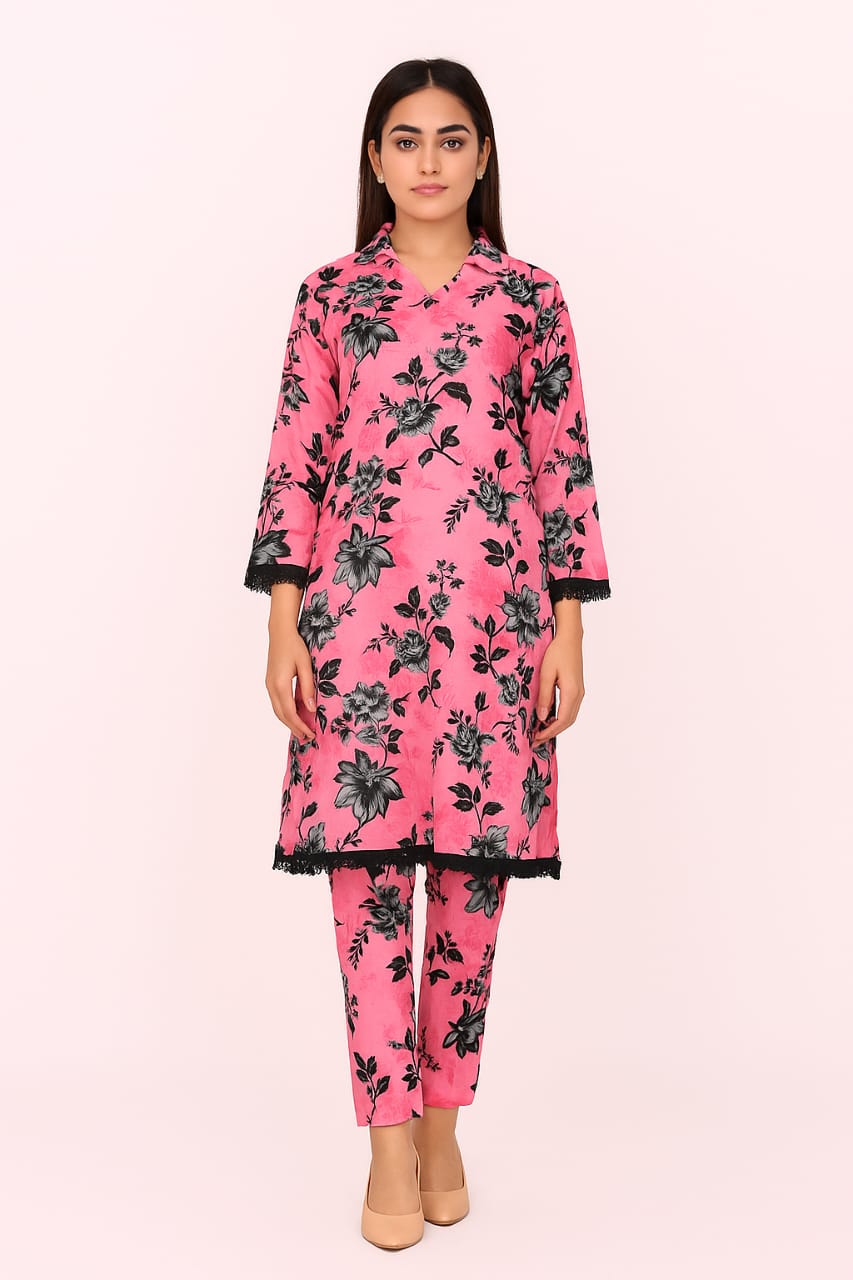 2 PC | Cotton | Digital Print | Unstitched Suit