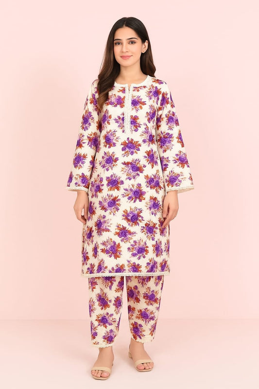 2 PC | Cotton | Digital Print | Unstitched Suit