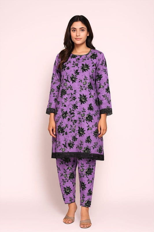 2 PC | Cotton | Digital Print | Unstitched Suit