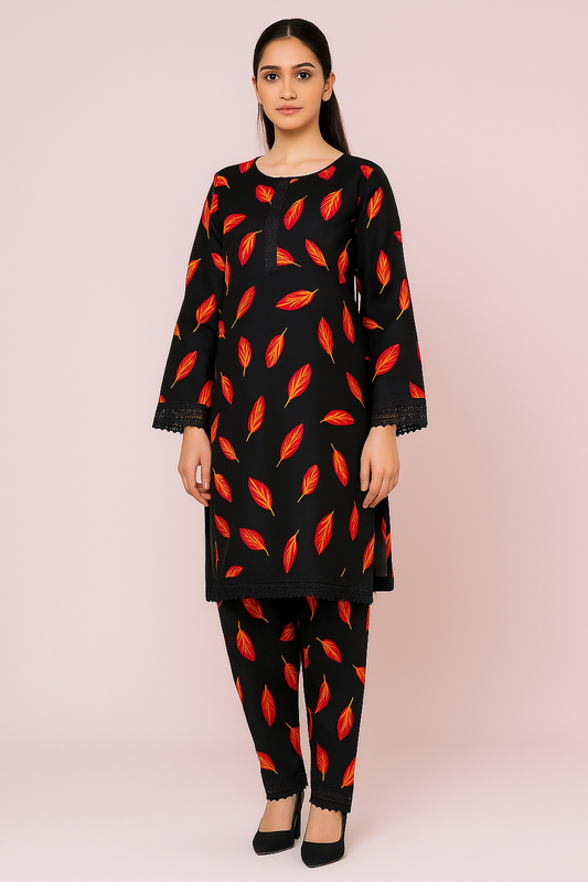 2 PC | Cotton | Digital Print | Unstitched Suit