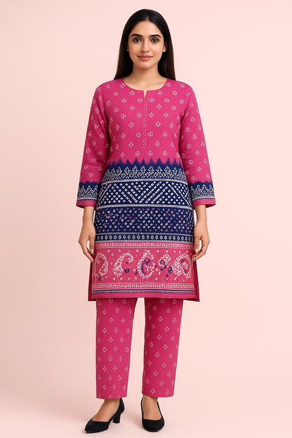 2 PC | Cotton | Digital Print | Unstitched Suit
