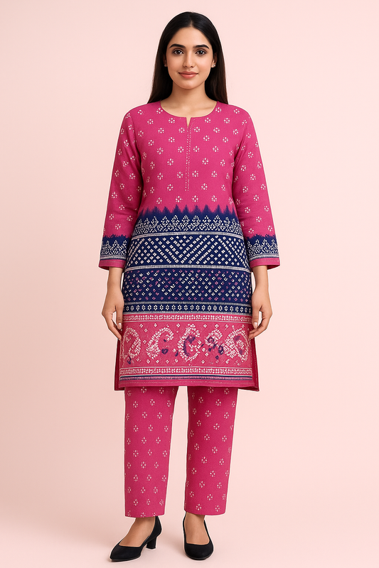 2 PC | Cotton | Digital Print | Unstitched Suit