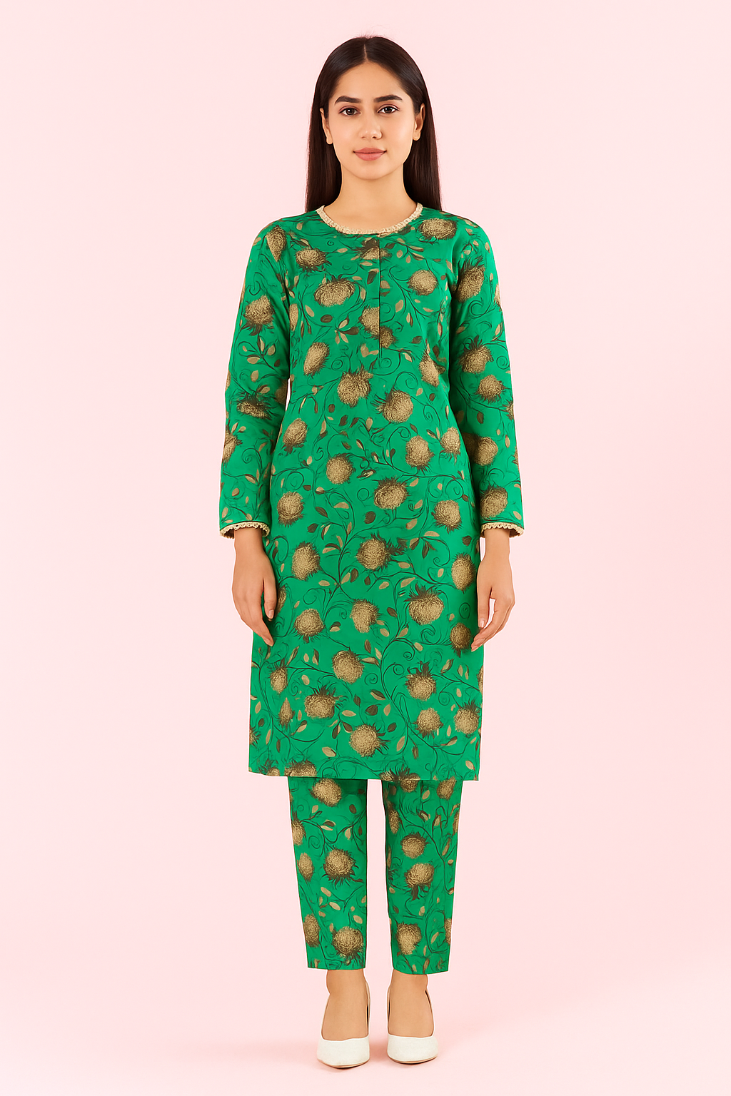 2 PC | Cotton | Digital Print | Unstitched Suit