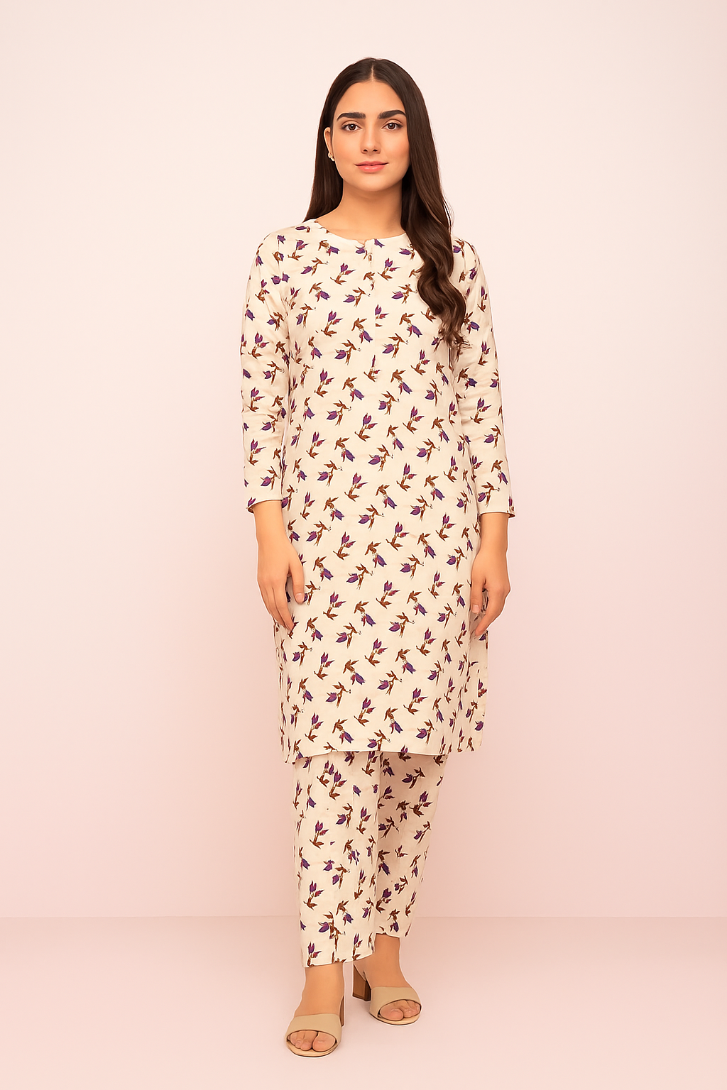 2 PC | Cotton | Digital Print | Unstitched Suit