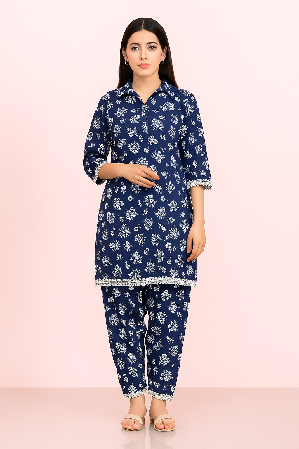 2 PC | Cotton | Digital Print | Unstitched Suit